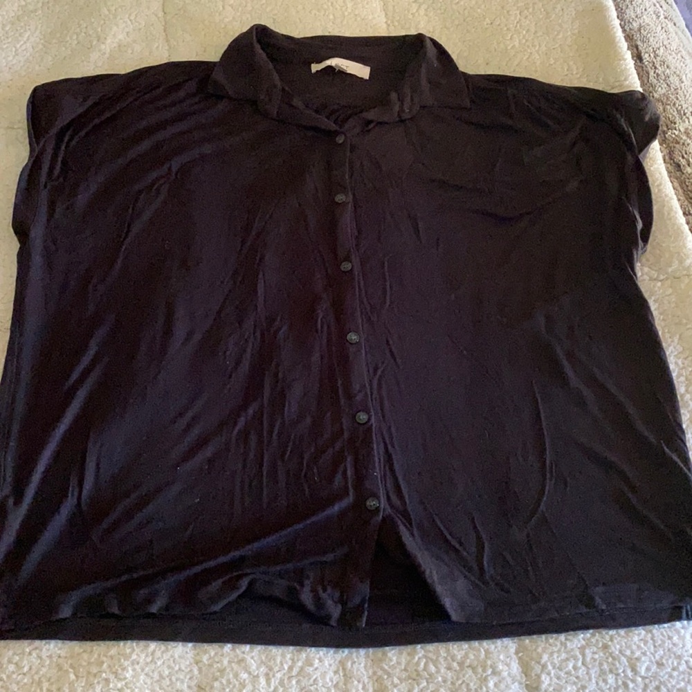 Loft button up short sleeve shirt